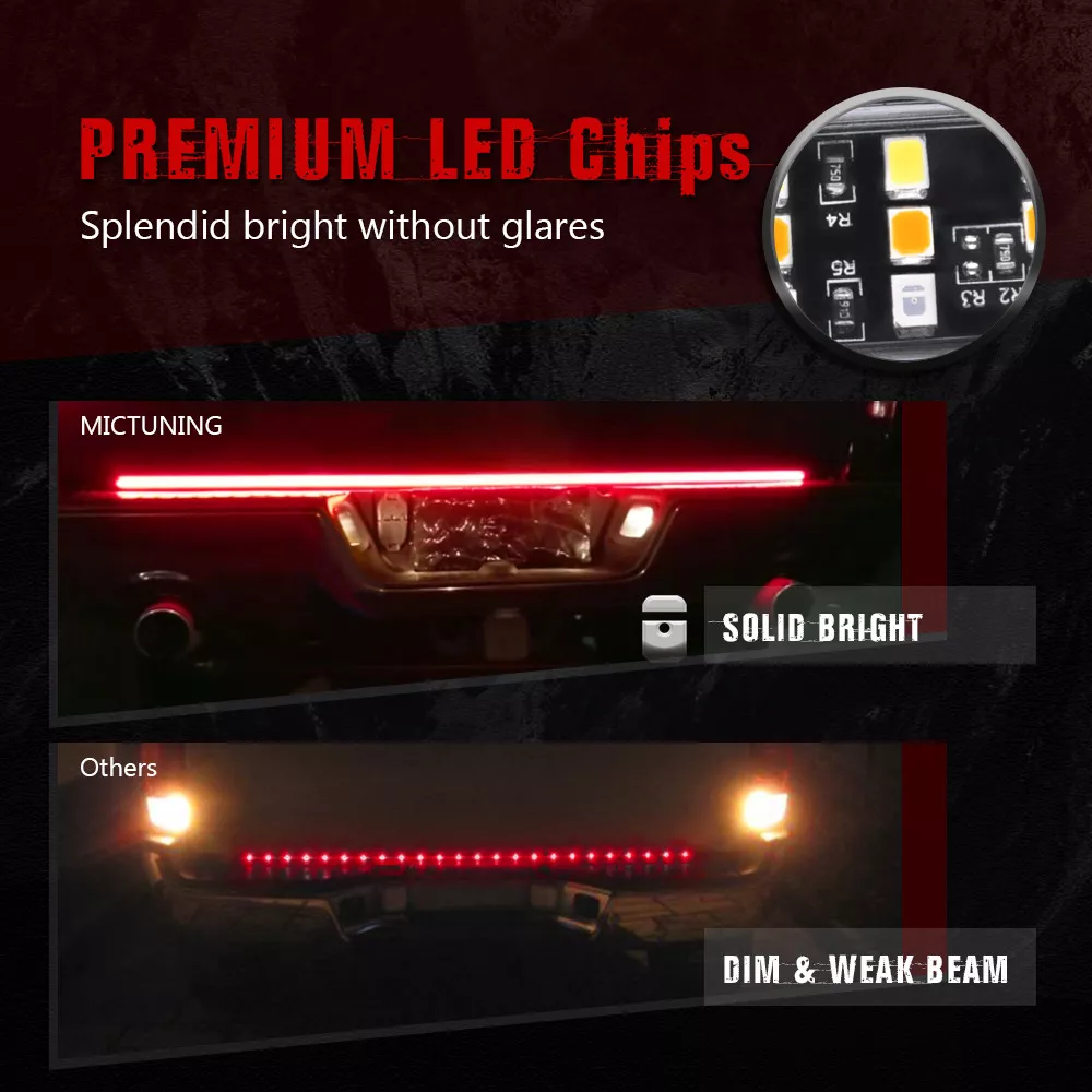  LED Tailgate Lights, Turn Signals And Driving And Reversing Lights